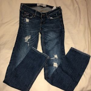 distressed hollister jeans